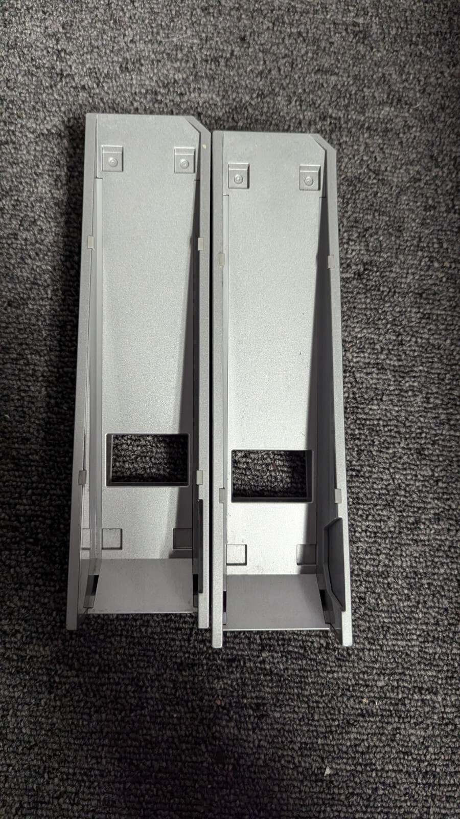 Lot Of 2 OEM Nintendo Wii Stand Authentic Console Dock Station Base RVL-017 ONLY