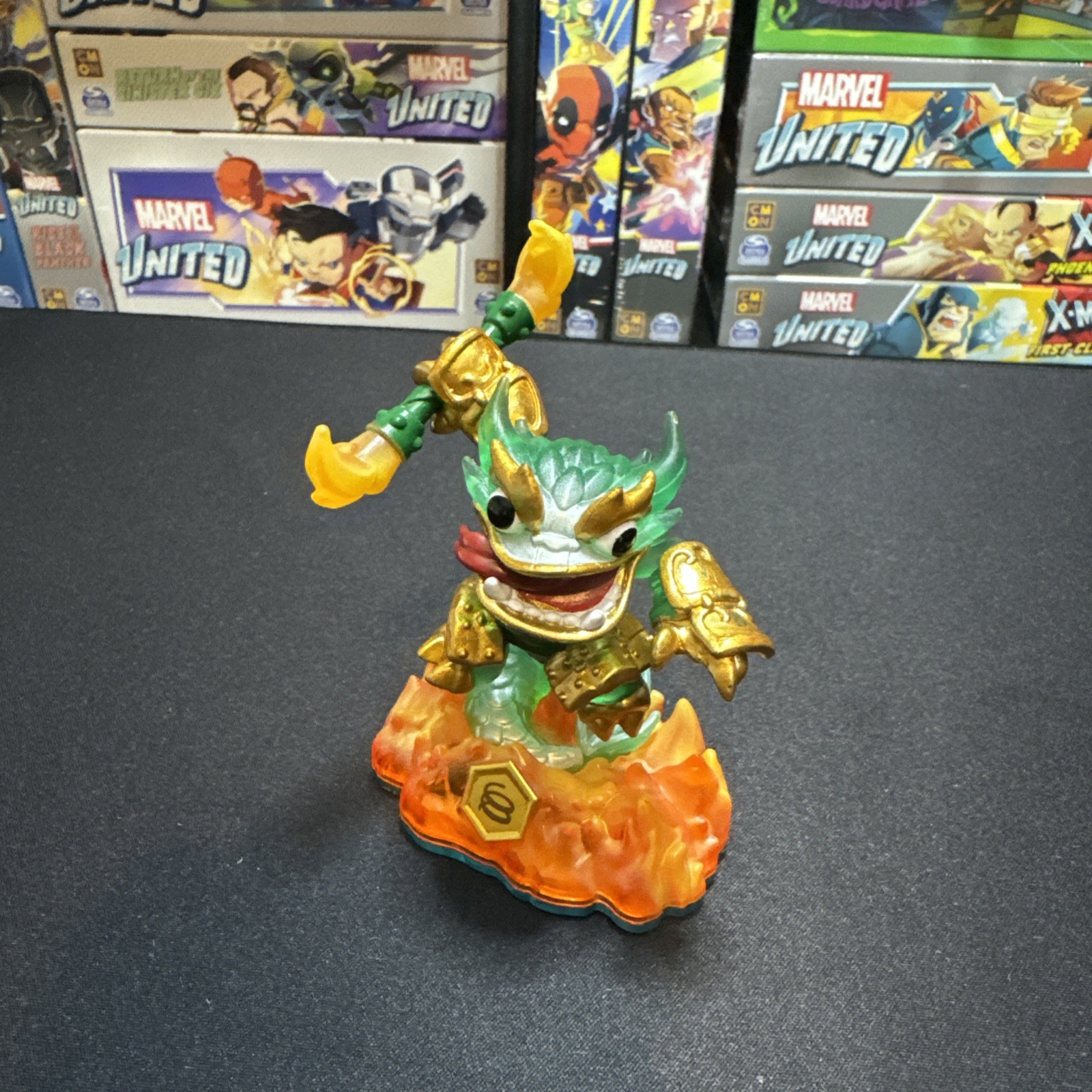 Skylanders Swap Force Jade Fire Kraken Fire Element Figure