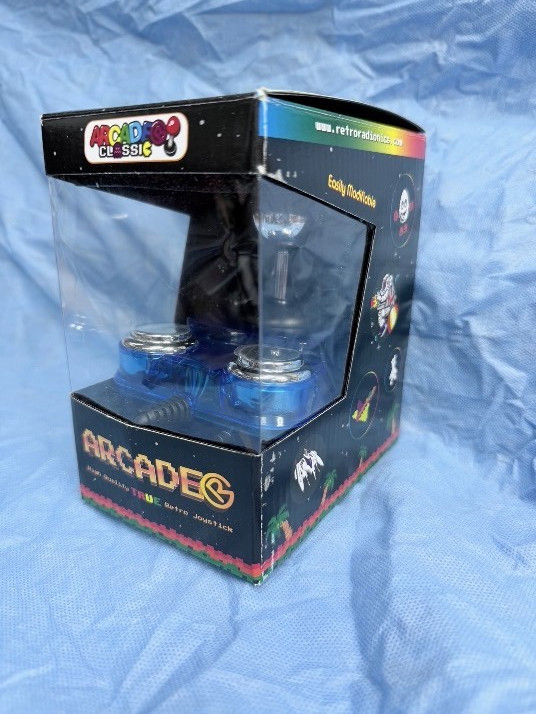 ArcadeR 9-pin (DB9) standard Retro Joystick – Limited Edition – Silver Star!