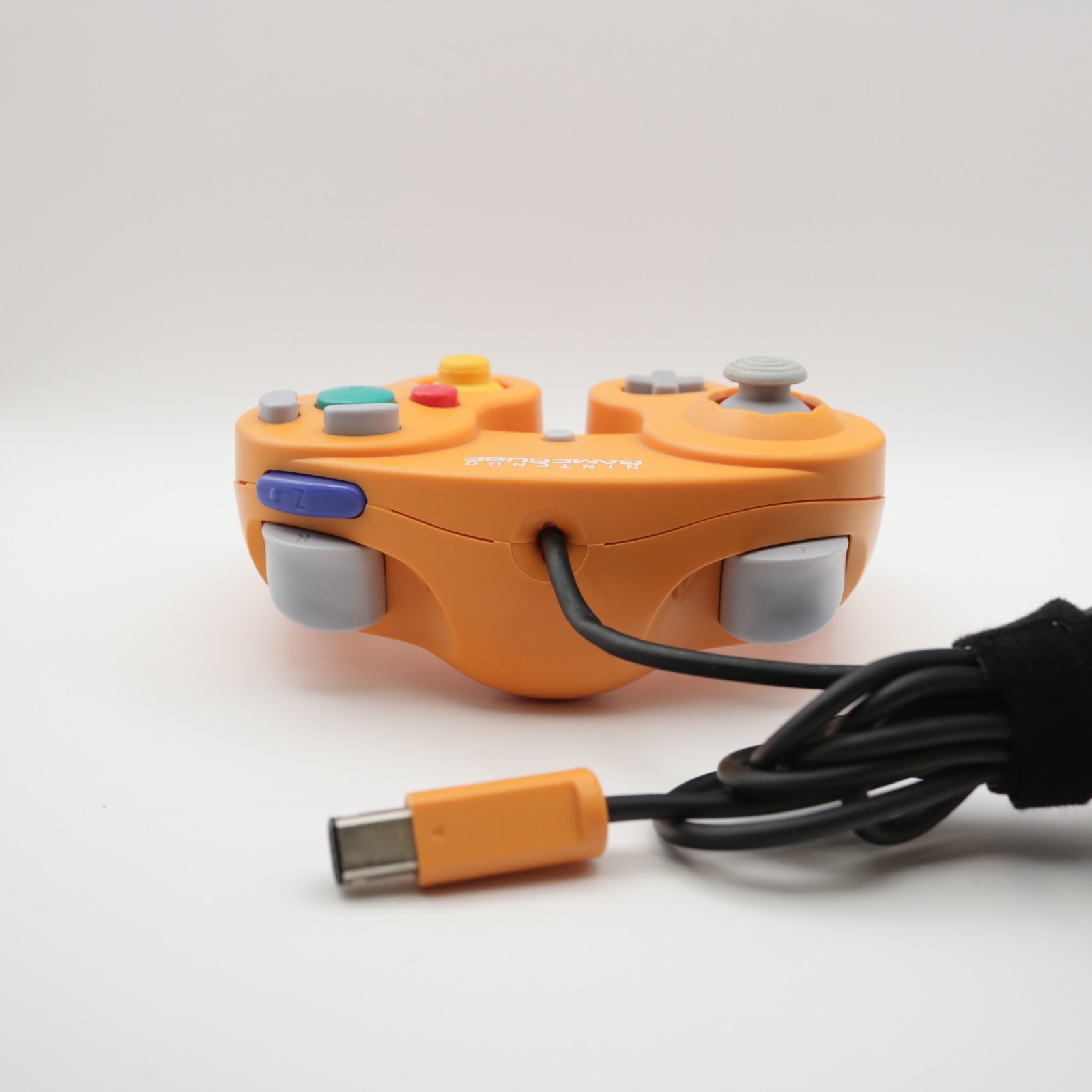 Official Nintendo Gamecube Controller Orange OEM DOL-003 Tested Clean