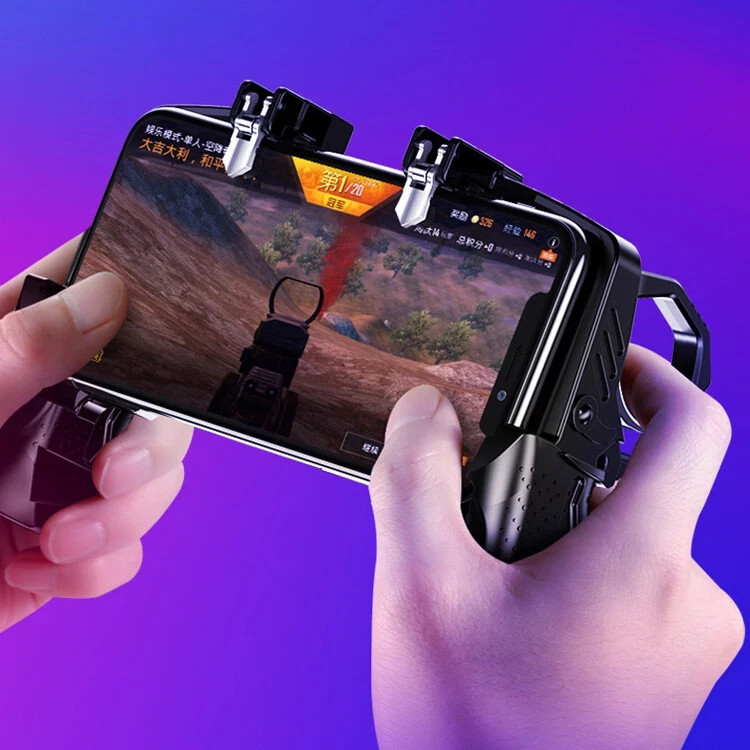 Game Controller Gamepad for Up to 6.5-Inch Mobile Phones for PUBG, FORTNITE, COD