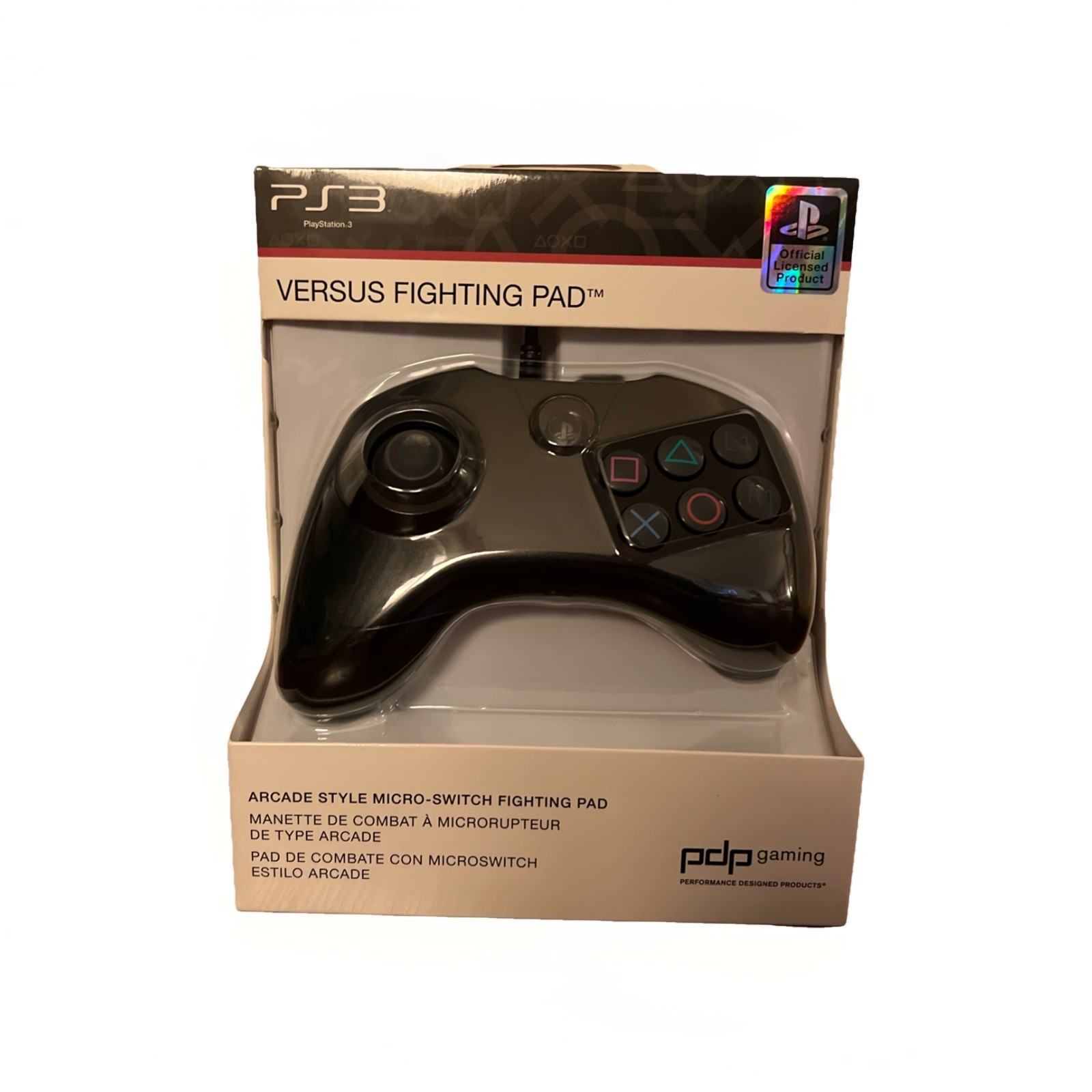 PDP Versus Controller Fight Pad – PS3 (Playstation 3) Brand New Genuine Licensed