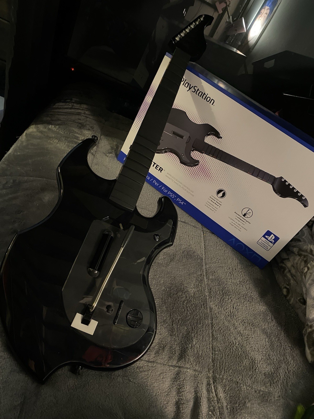 PDP Riffmaster Wireless Guitar Controller Black for PlayStation 5 & 4