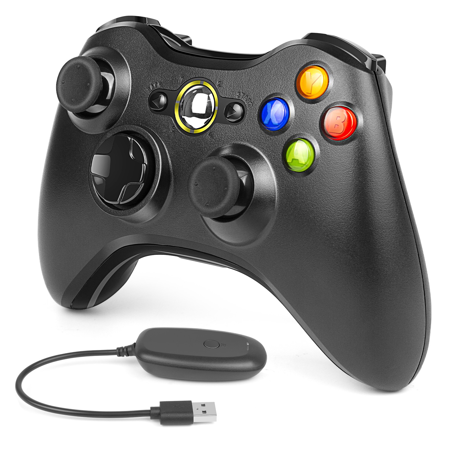 For Microsoft Xbox 360 Controller Gamepad Wireless Kabellos PC Windows 7 8 10 11