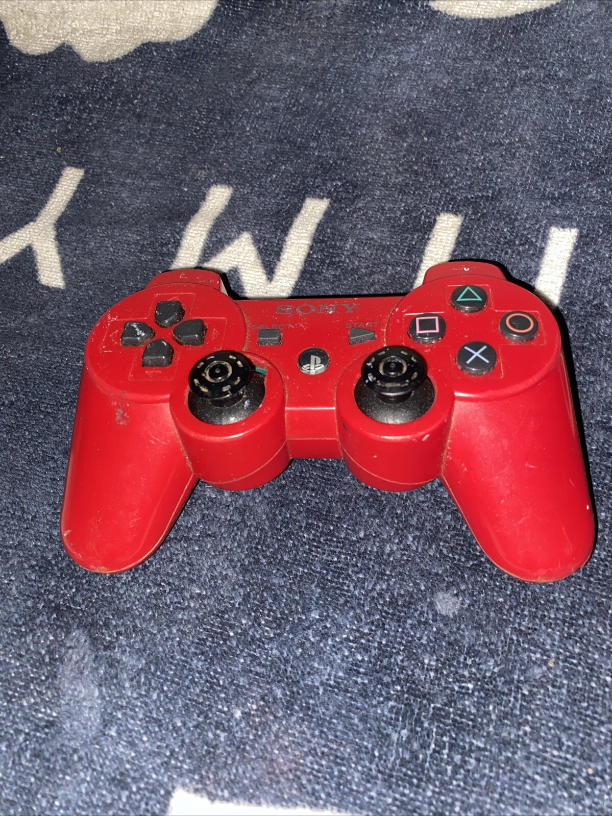 Sony Playstation 3 PS3 Sixaxis DualShock 3 Controller Genuine OEM – Red