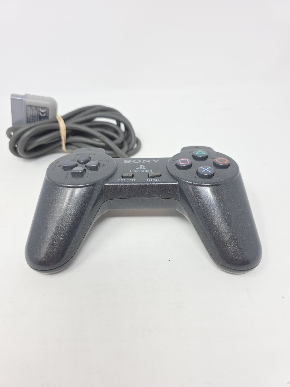 Sony PlayStation PS1 Official OEM Black Controller SCPH-1080 Tested