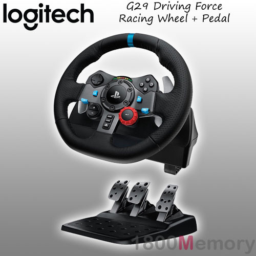 Logitech G29 Driving Force Racing Wheel for Sony PlayStation 5 4 3 PS5 PS4 PC