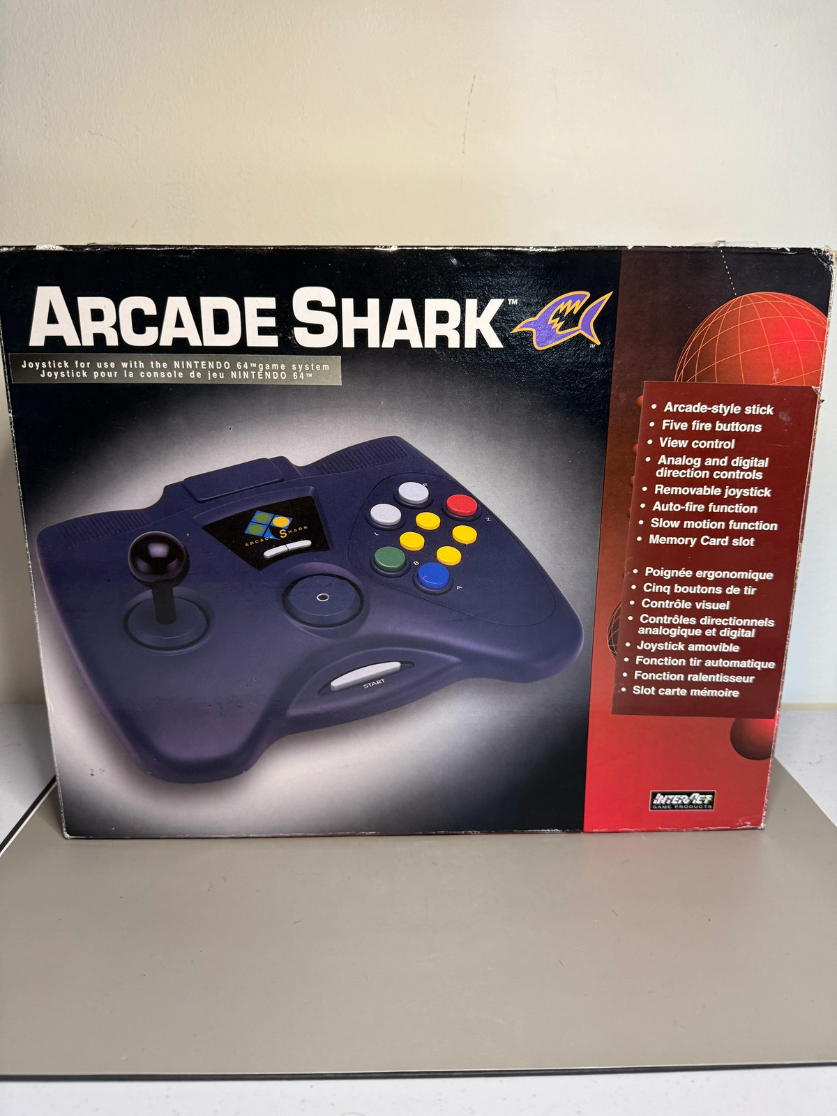 InterAct Arcade Shark N64 Controller Open Box