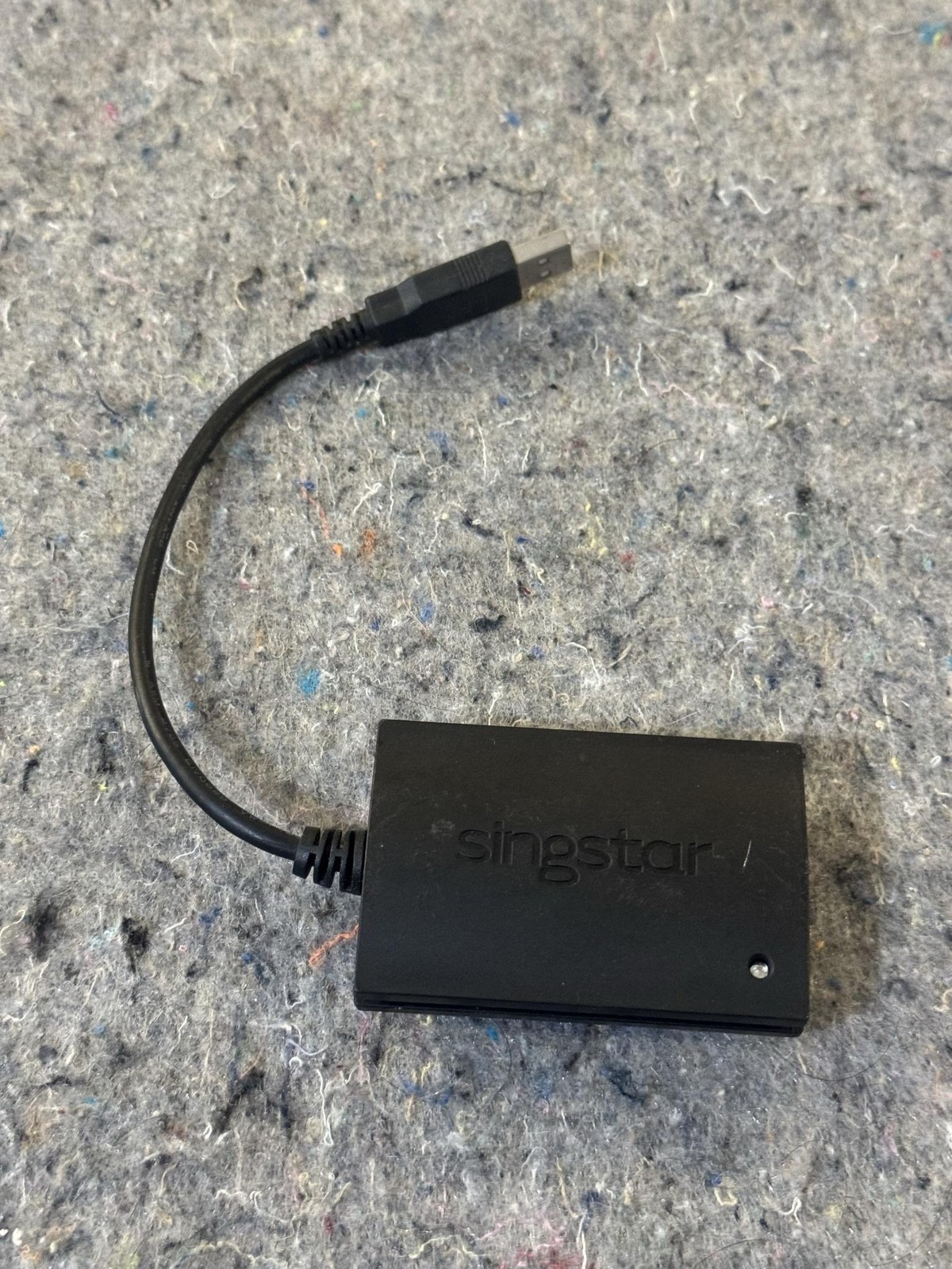 SingStar USB Converter SCEH-0001 Black Wired Console Adapter Plastic Accessory
