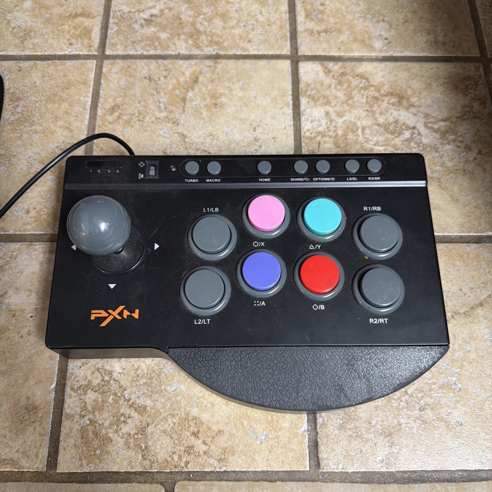 PXN [PXN-0082] USB Arcade Fight Stick for Android Switch Xbox One PS4 Windows