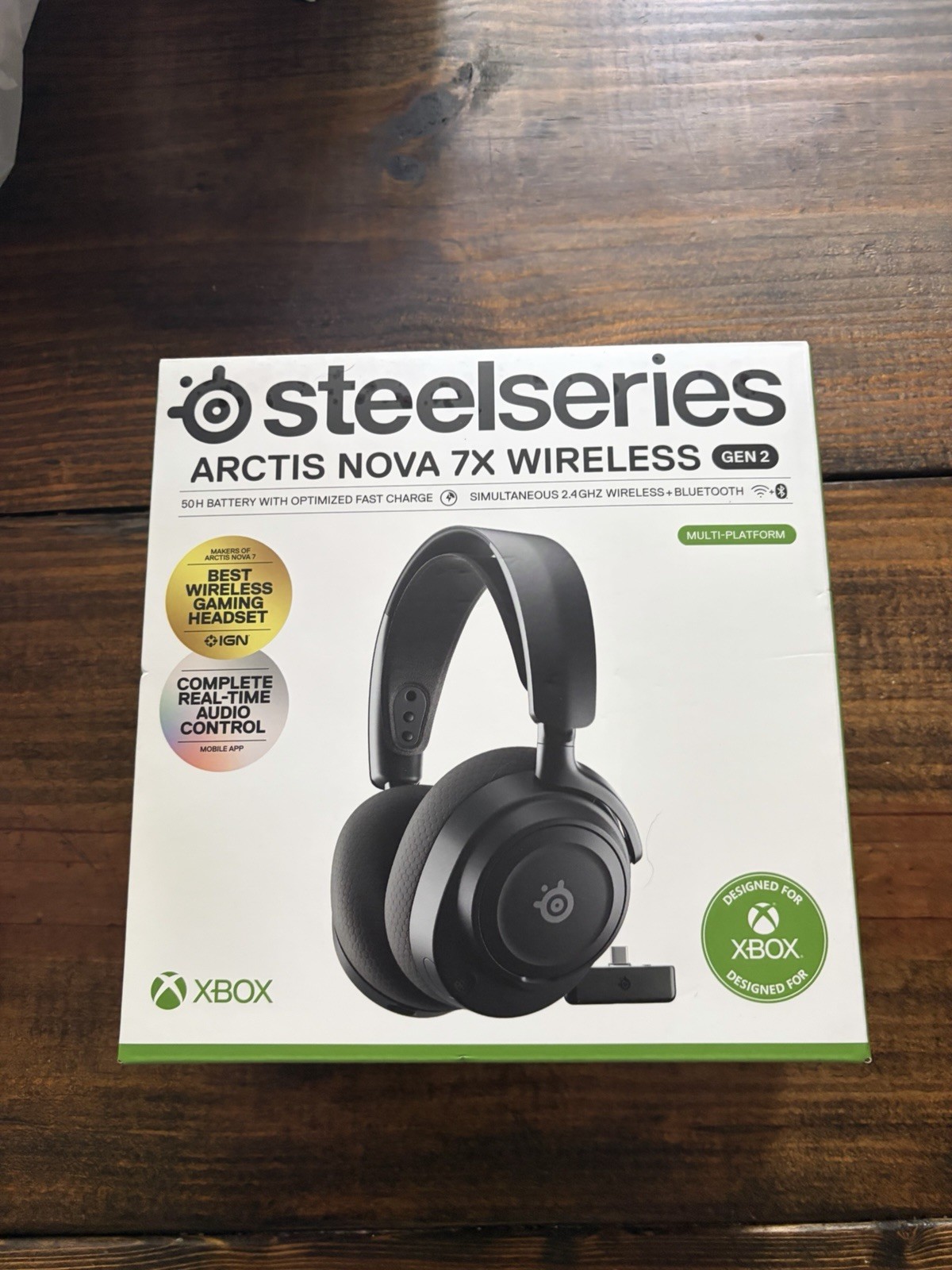 SteelSeries Arctis Nova 7X Wireless Gen 2 Headset – Black (NEW SEALED)