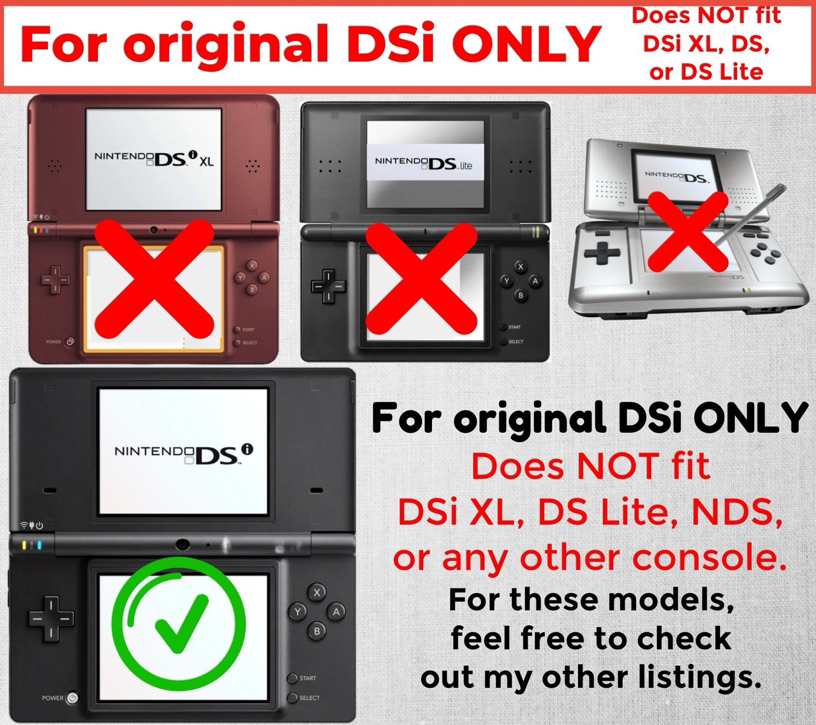 Replacement Stylus for Nintendo DSi – Choose your color!