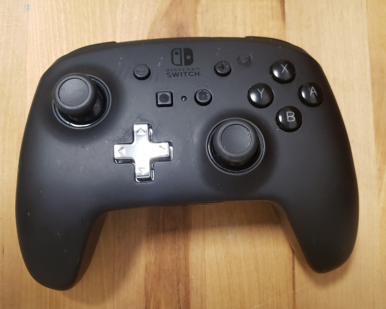 Nintendo Switch Controller Black & Silver No Wire Power A, Model WLC001 Untested