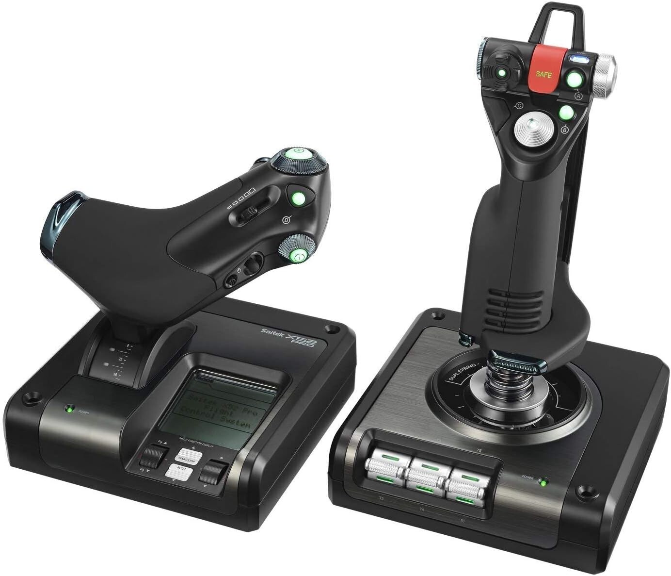 Logitech G Saitek X52 Pro USB Flight Control System compatible with Windows