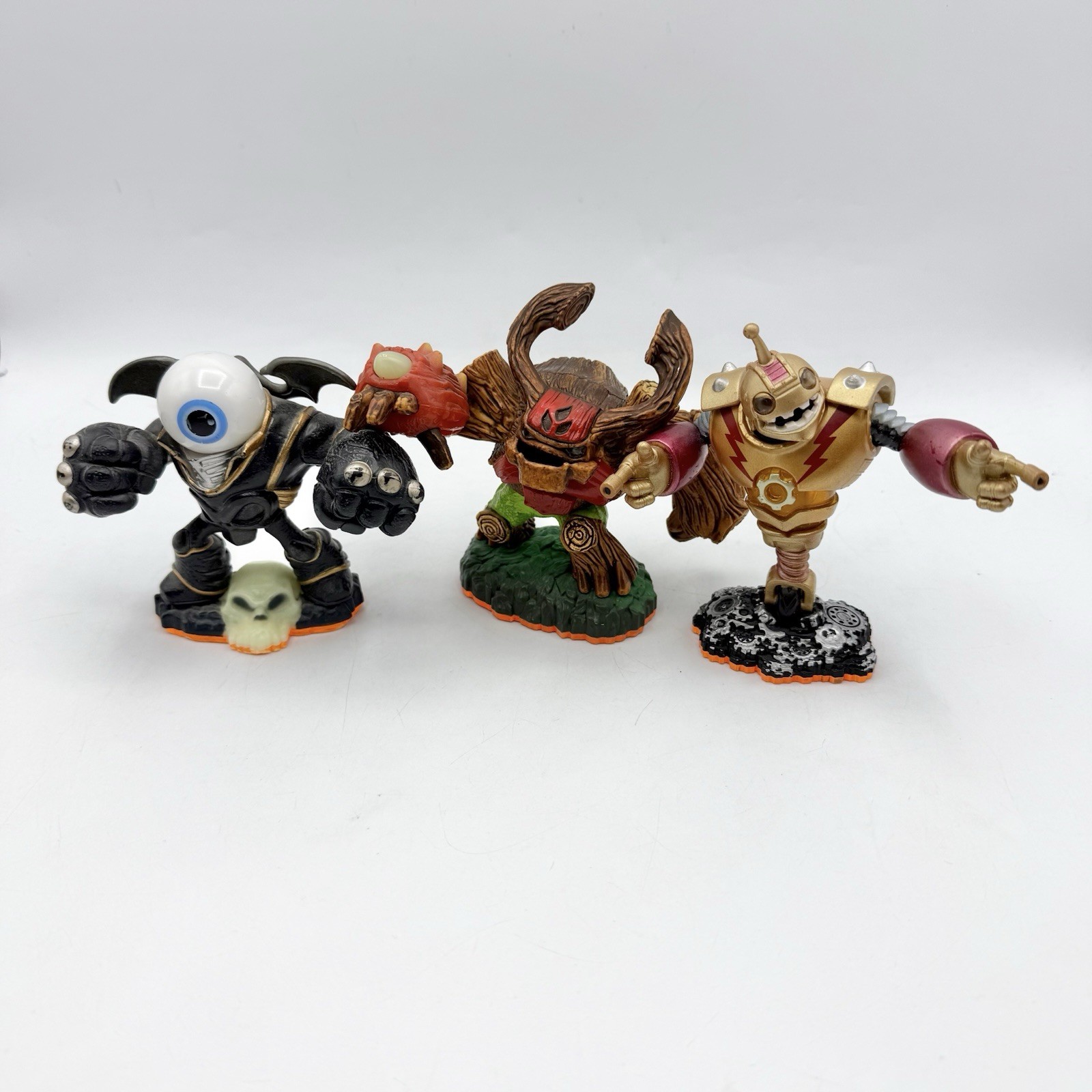 Skylanders Giants Lot Of 3: Bouncer, Tree Rex, Eye Brawl