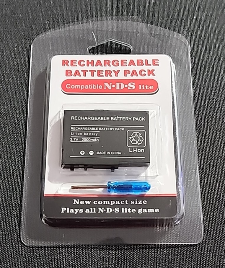 2000mAh Replacement Battery For Nintendo DS Lite Brand New In Box With Tools$$