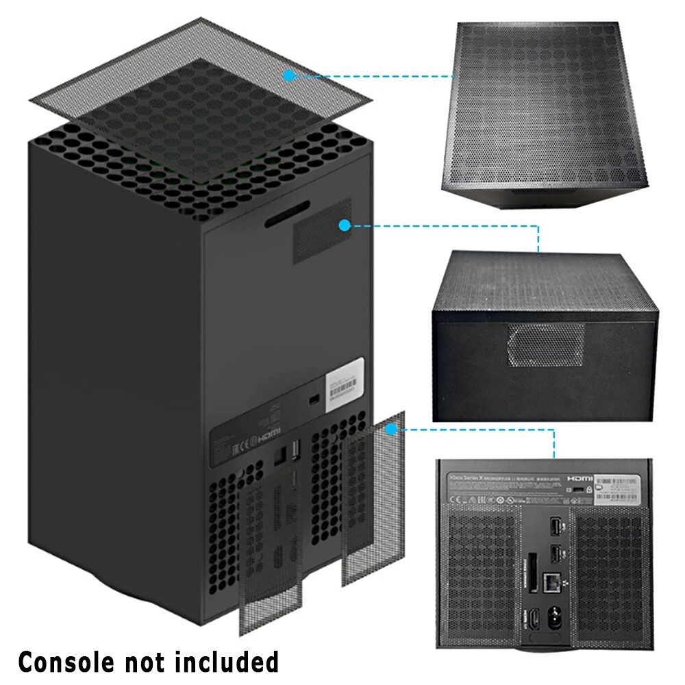 Essential Perfectly Fit Console PVC Protective Dust-Proof Mesh for Xbox Series X