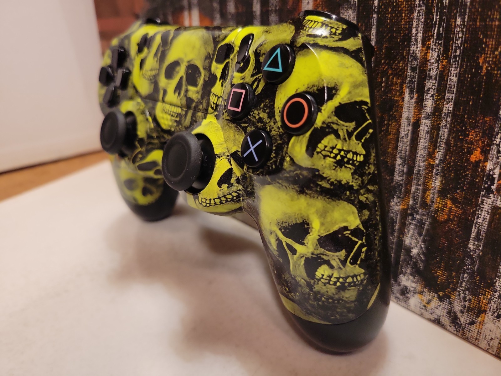 Skull Sony DualShock 4 Controller PlayStation PS4 – Custom Hydro Dipped