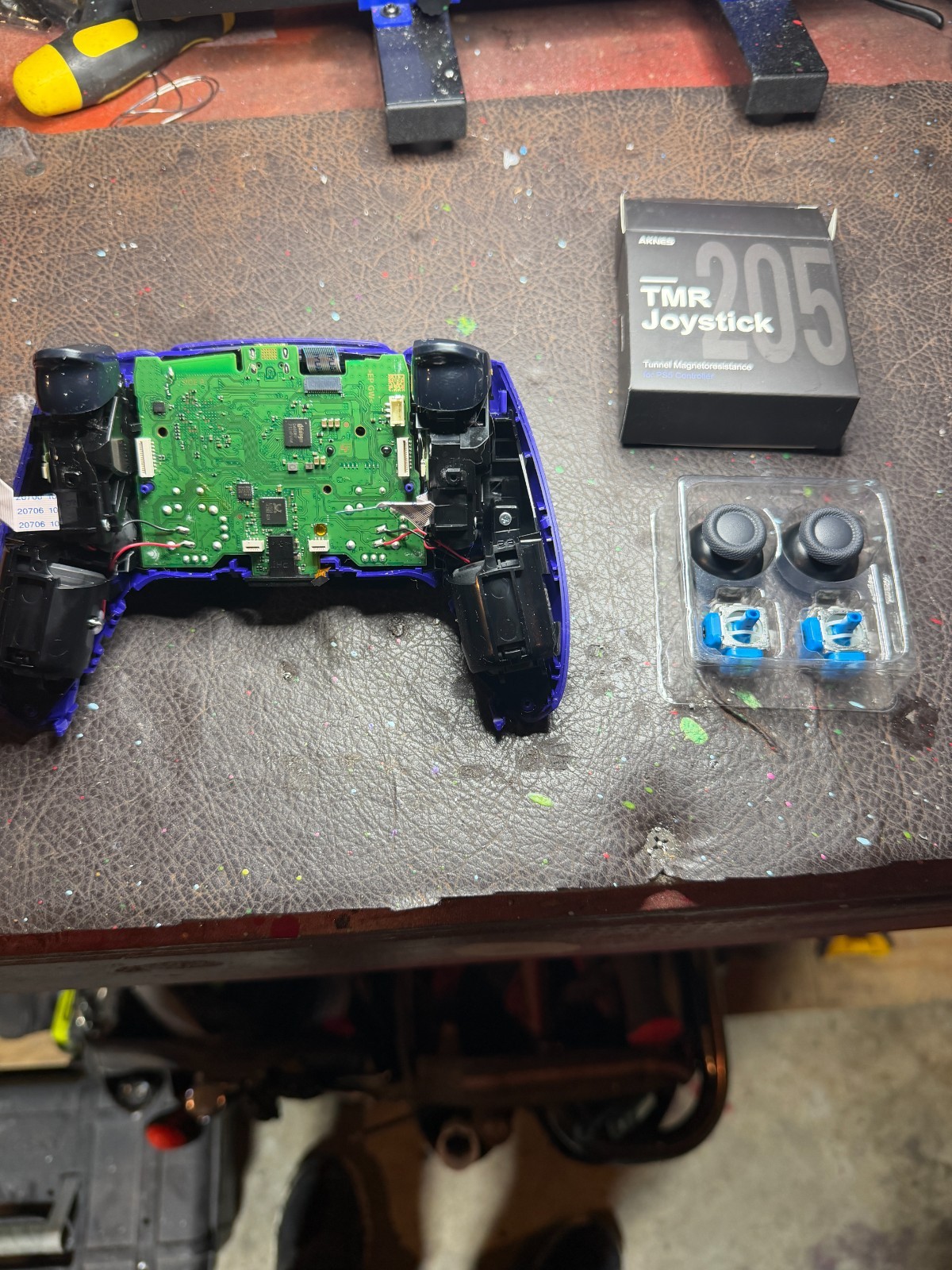 Custom Painted PS5 DualSense Controller TMR Sticks One of One Glossy