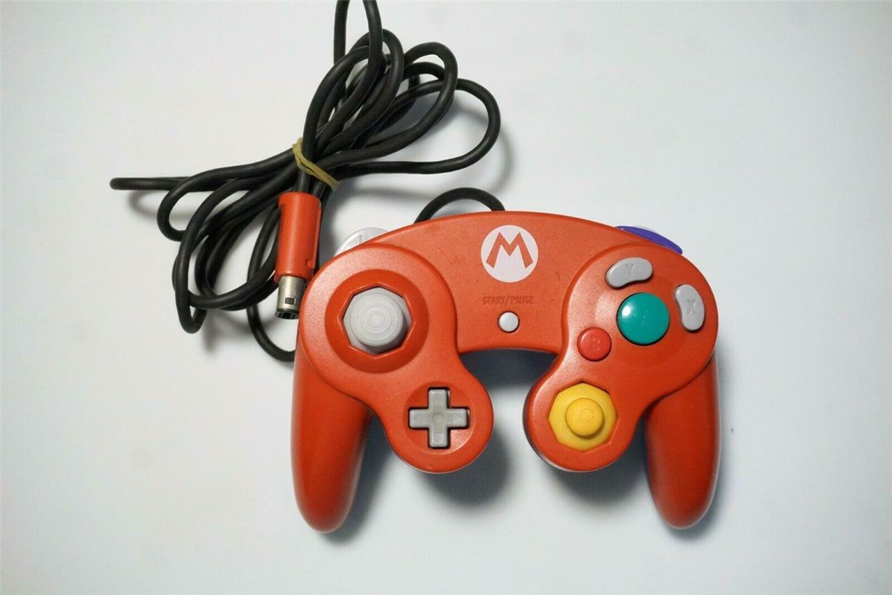 Nintendo GameCube Mario Club Red Blue controller official NGC gamepad US Seller