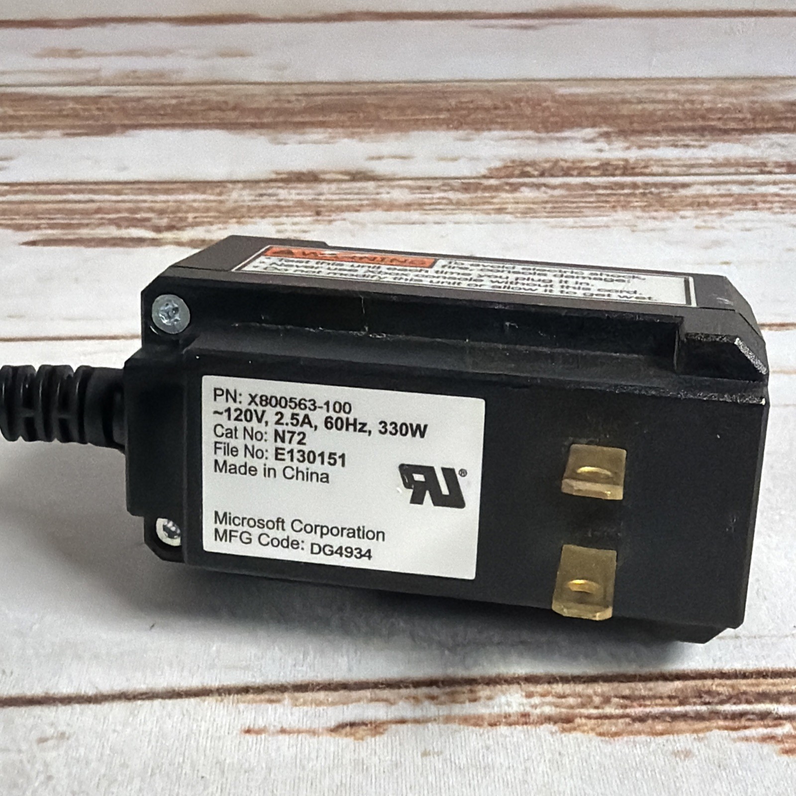 Microsoft Xbox OEM Power Brick AC Adapter AV Cable Kit