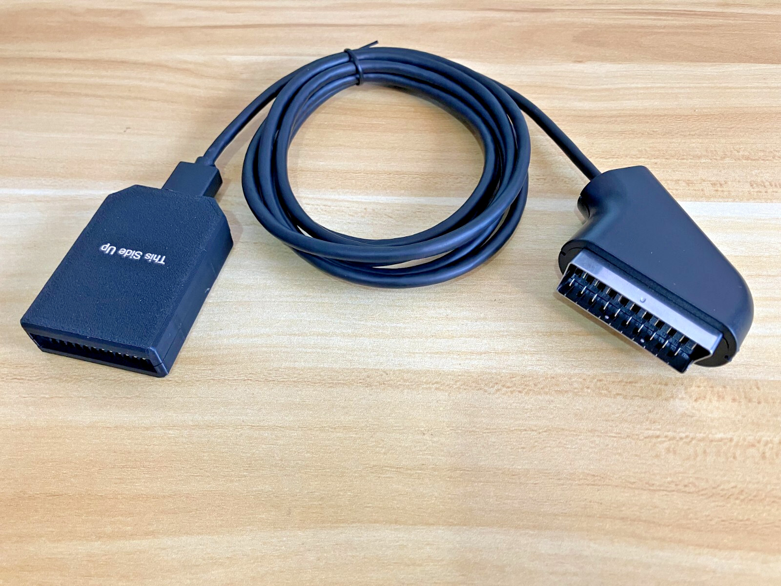 ATARI JAGUAR TV RGB SCART CABLE A/V LEAD WITH L/R STEREO AUDIO – 2 METRE