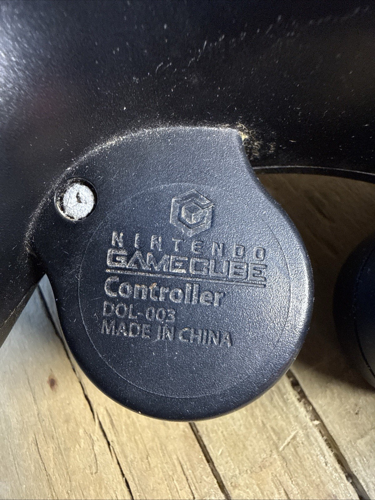 OEM Nintendo GameCube Controller BLACK Original Authentic DOL-003 Parts/Repair