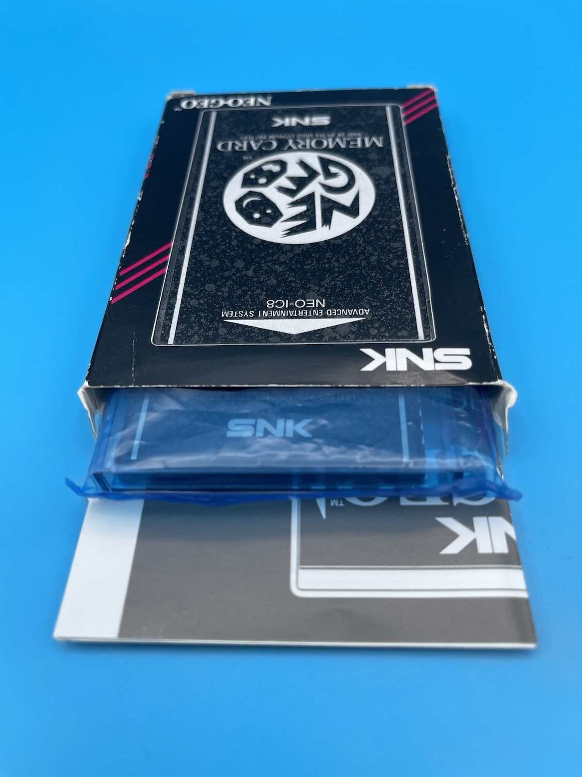 SNK Neo Geo AES Memory Card NEO-IC8 CIB Beautiful Condition WORKS – US Seller!