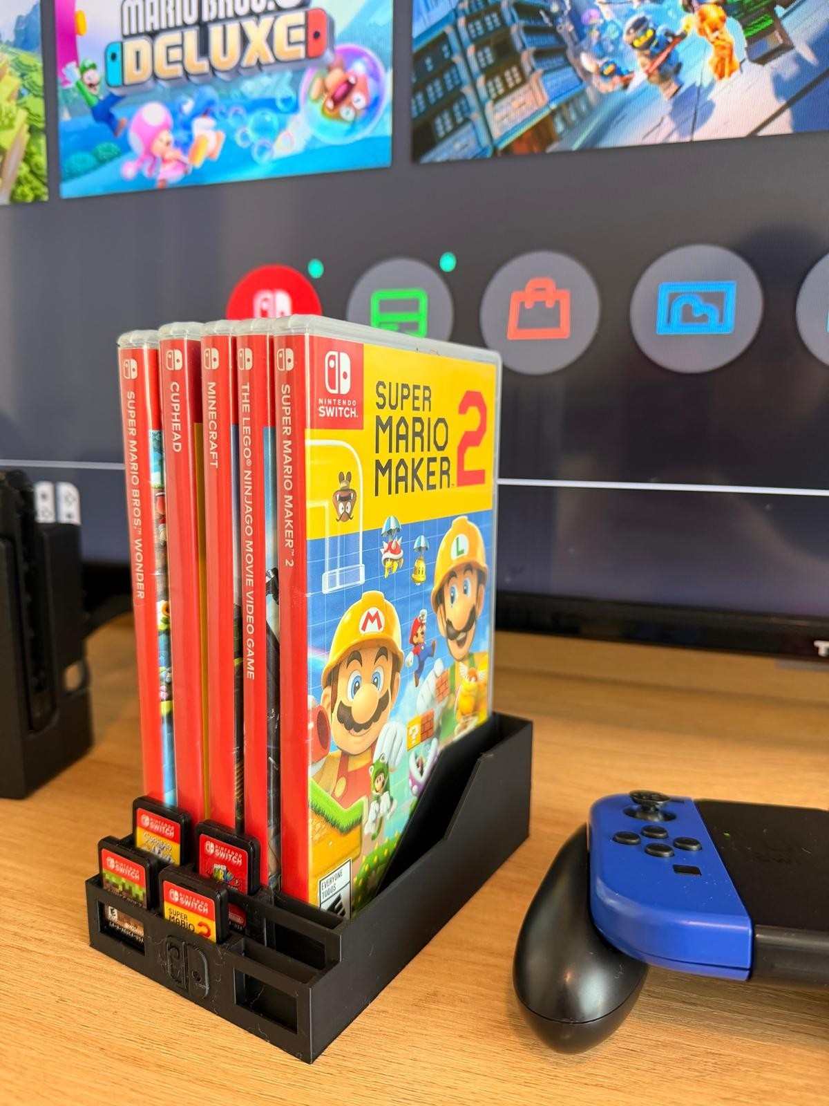 Nintendo Switch Game Card Holder & Case Organizer | 3D Printed Storage Stand