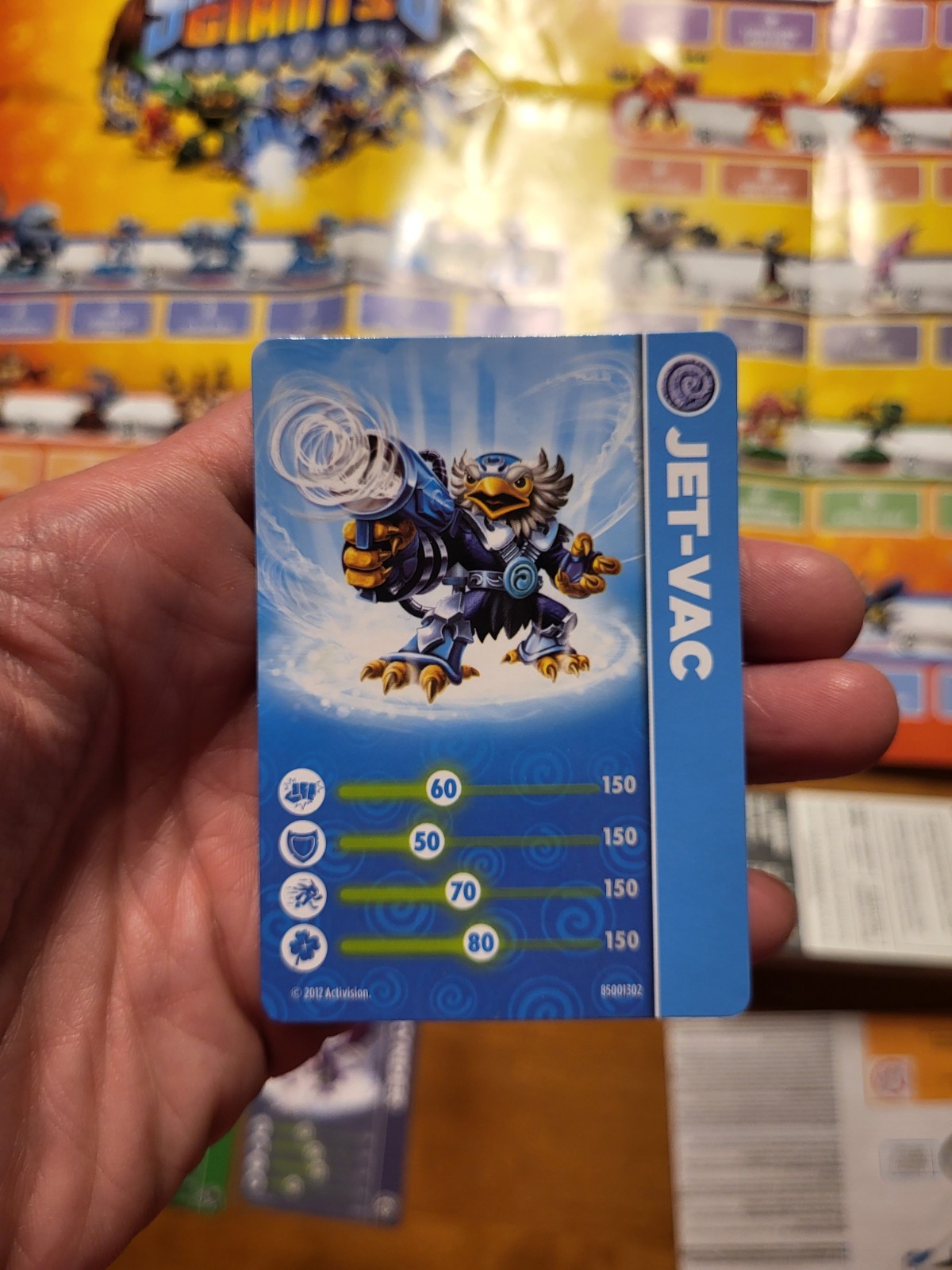 Skylanders Giants Starter Pack Stickers Poster Character Cards Manuals ONLY