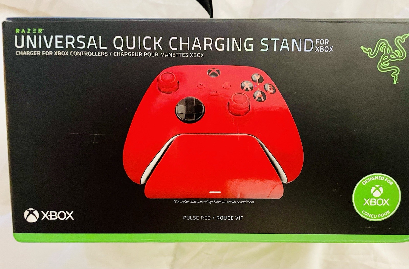 Razer Universal Quick Charging Stand for Xbox Series x/S Pulse Red (open box)