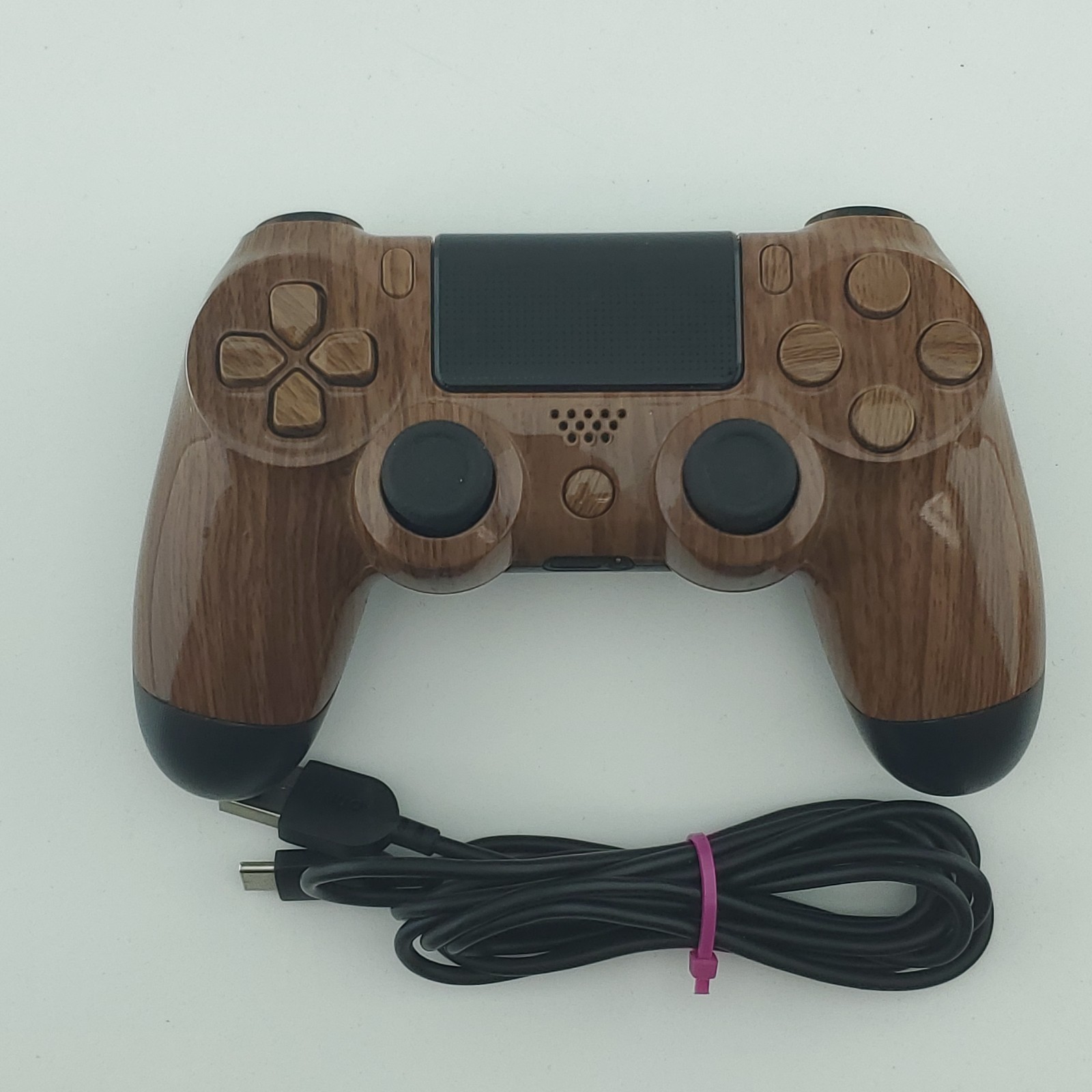 Official Sony CUH-ZCT1U DualShock 4 Wireless Controller Wood Brown For PS4