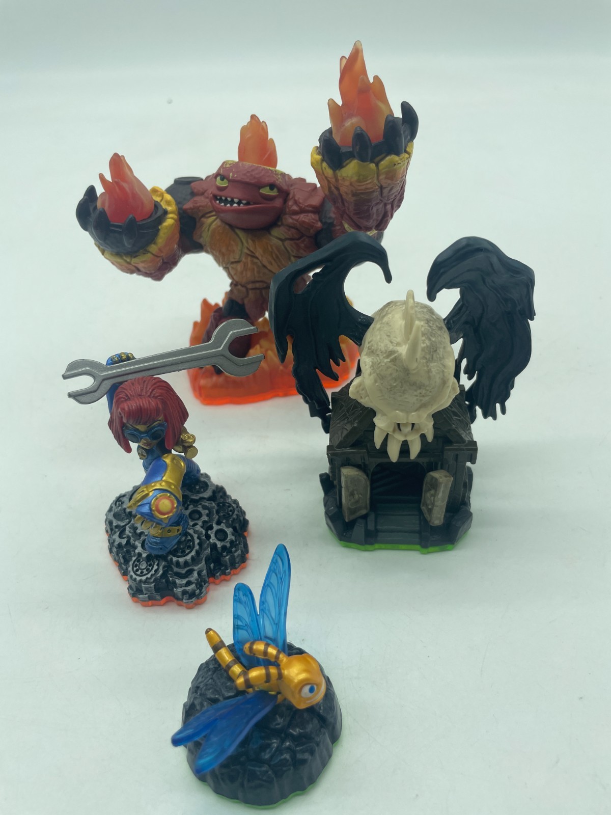 Mixed Lot of 4 Skylanders Character Figurines.