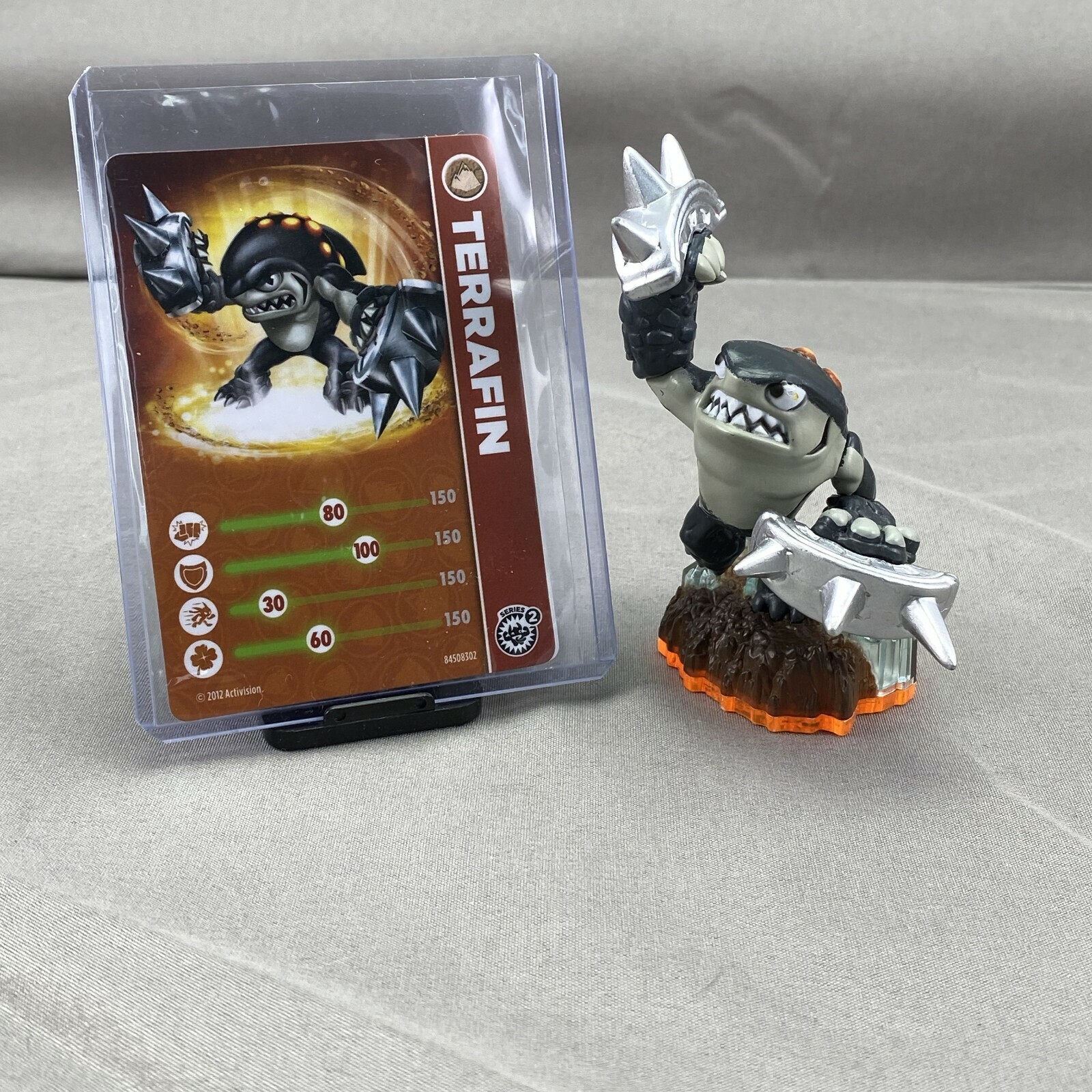 SKYLANDERS GIANTS – TERRAFIN SERIES 2 Earth Element Loose Figure with Card