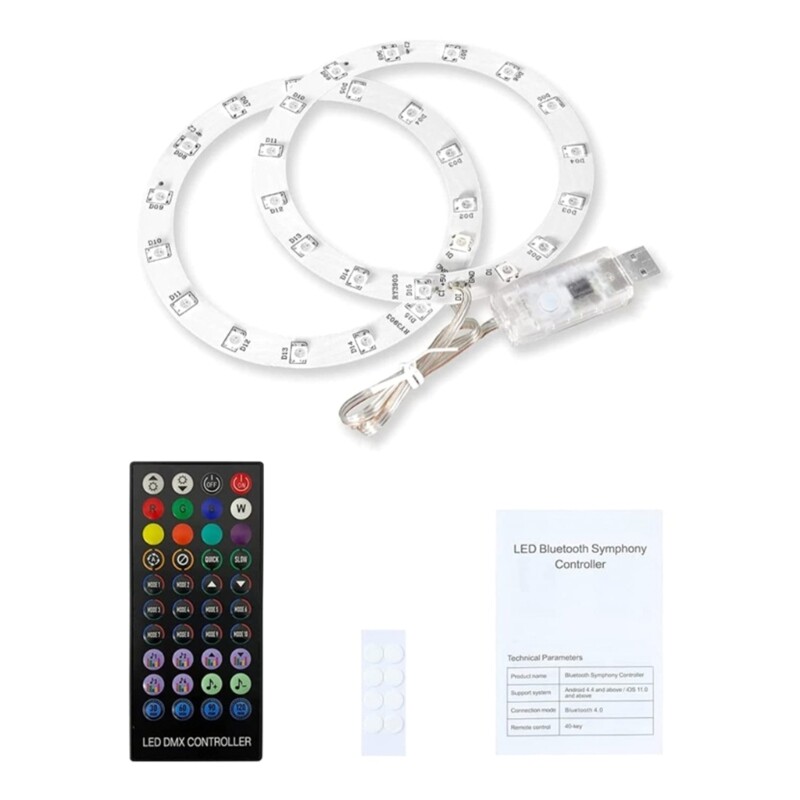LED Light Strip RGB 8 Color Effects Light Pickup Light Strip for Console