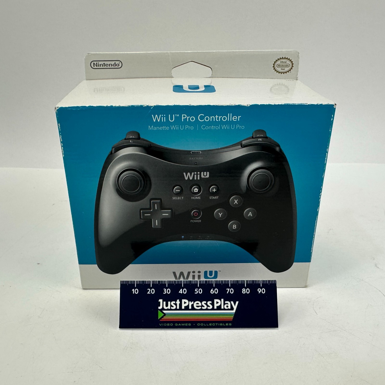 Nintendo Wii U Pro Controller Black New in Open Box