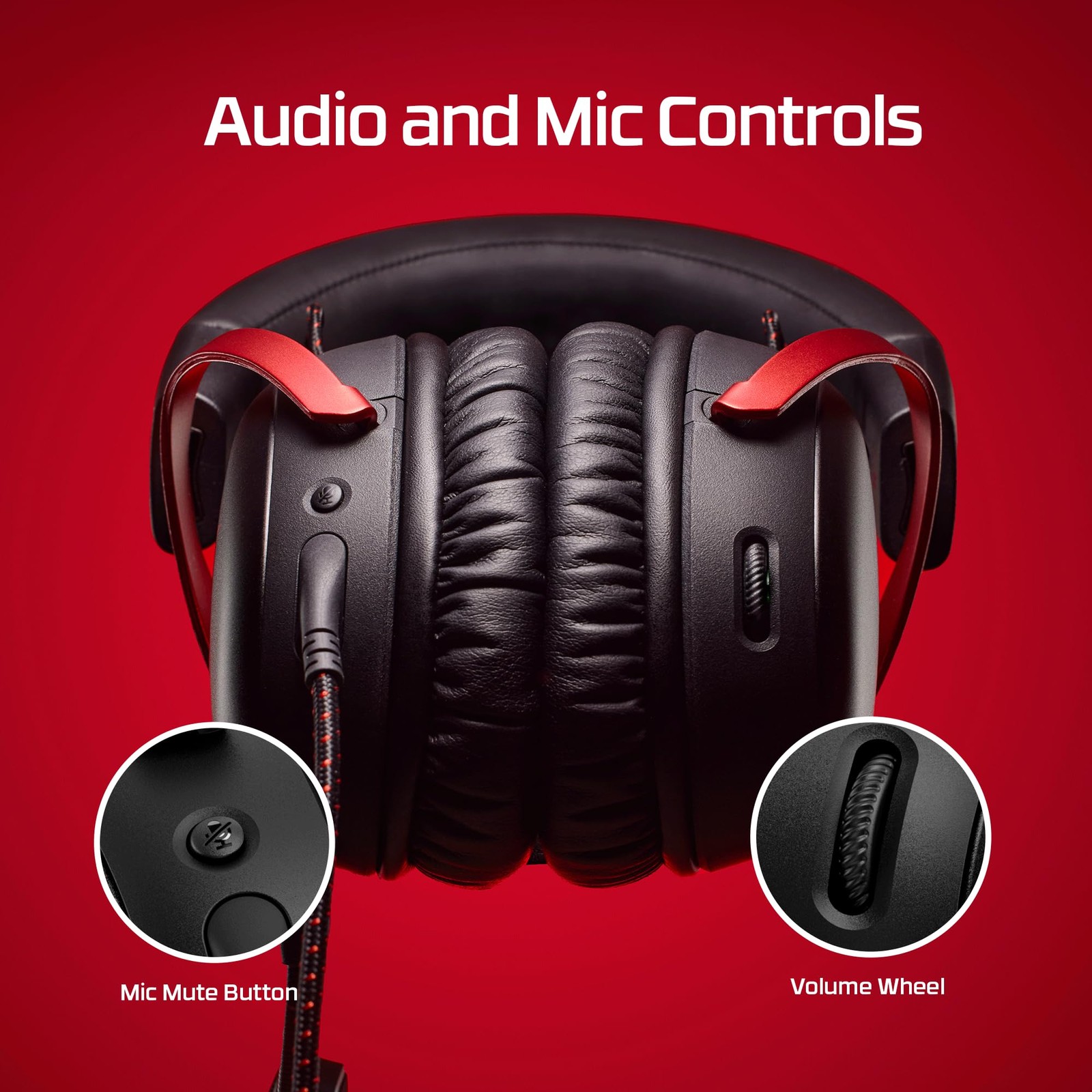 HyperX Cloud III – Wired Gaming Headset, PC, PS5, Xbox Regular, Black/Red