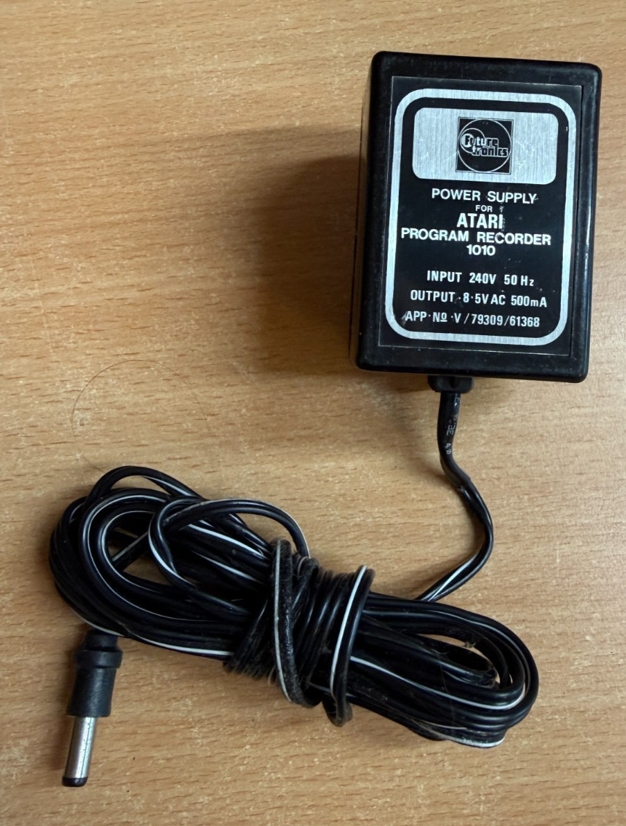 ATARI PROGRAM RECORDER 1010 POWER SUPPLY ** FREE POST AUS **
