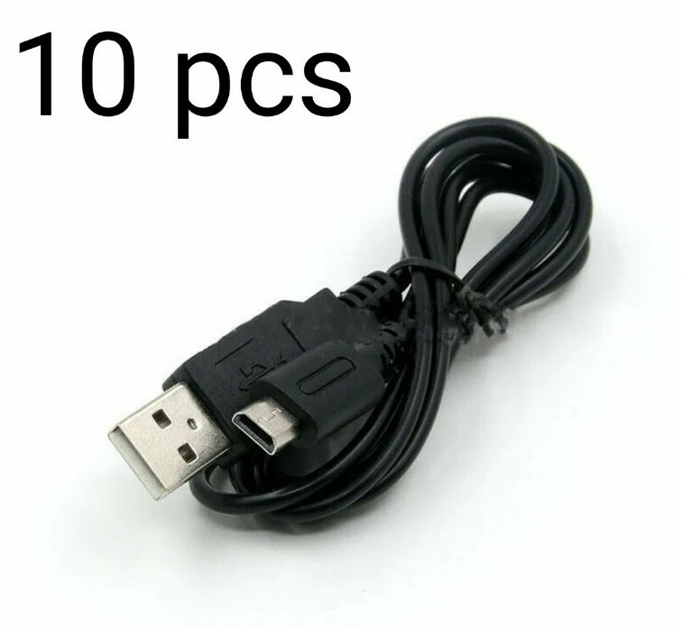 10 pcs DS Lite Charger USB Charging Cable For Nintendo DSL NDSL Power Cord
