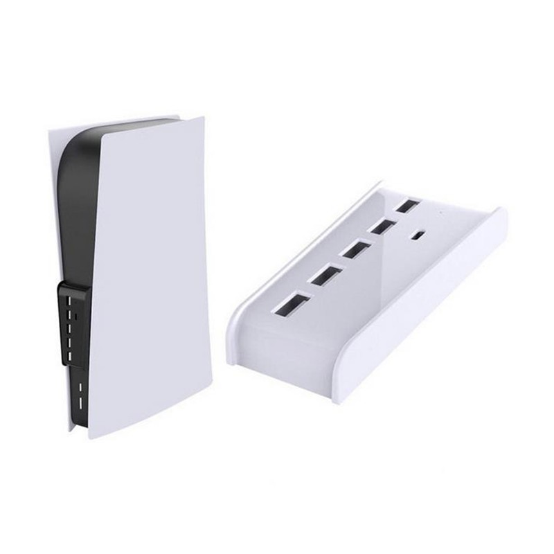 ABS 6-Port Extend USB Hub Adapter Splitter For Sony PS5 PS4 Pro Game Console D