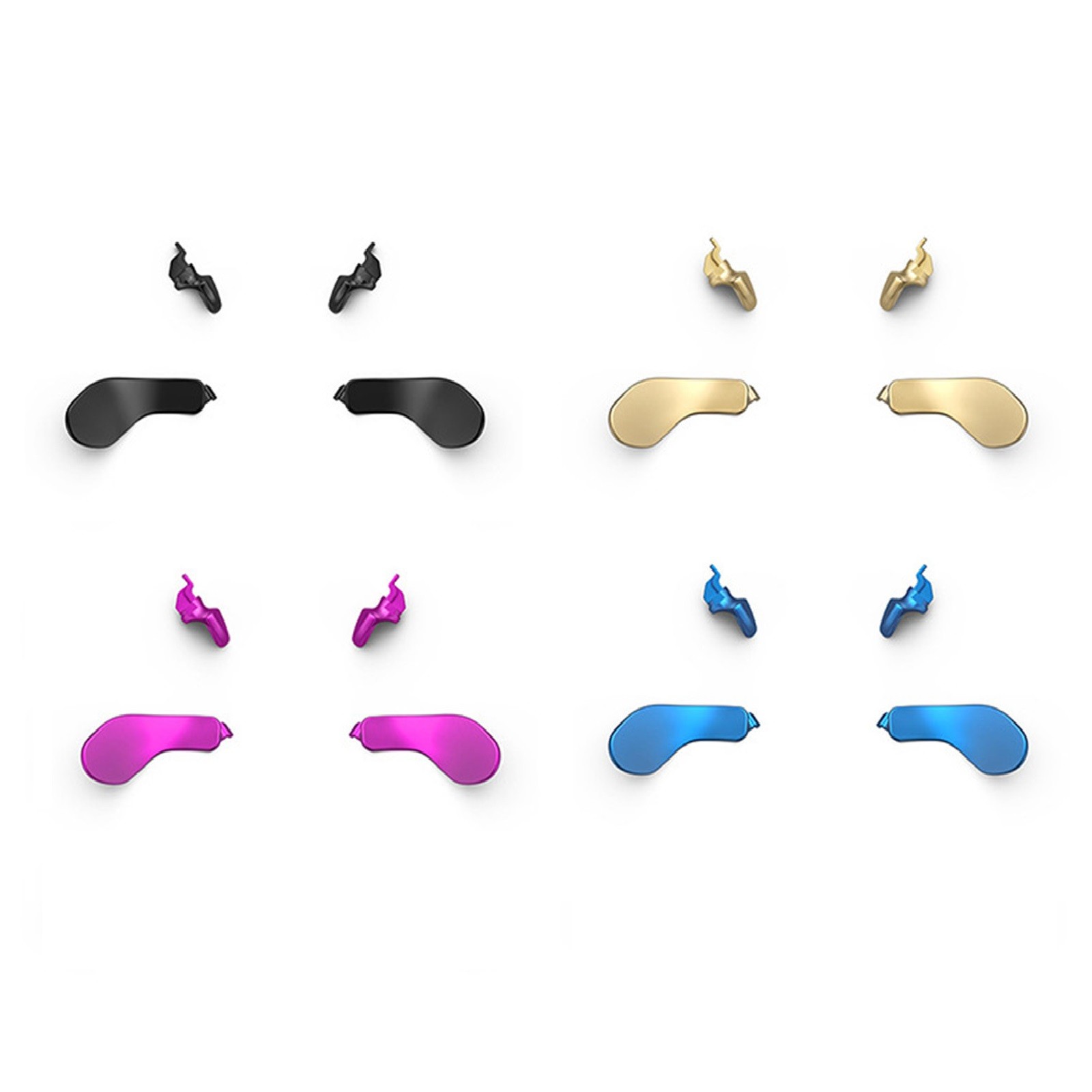 4PCS Metal Back Paddles for PS5 Edge Controller Interchangeable DIY Back Button