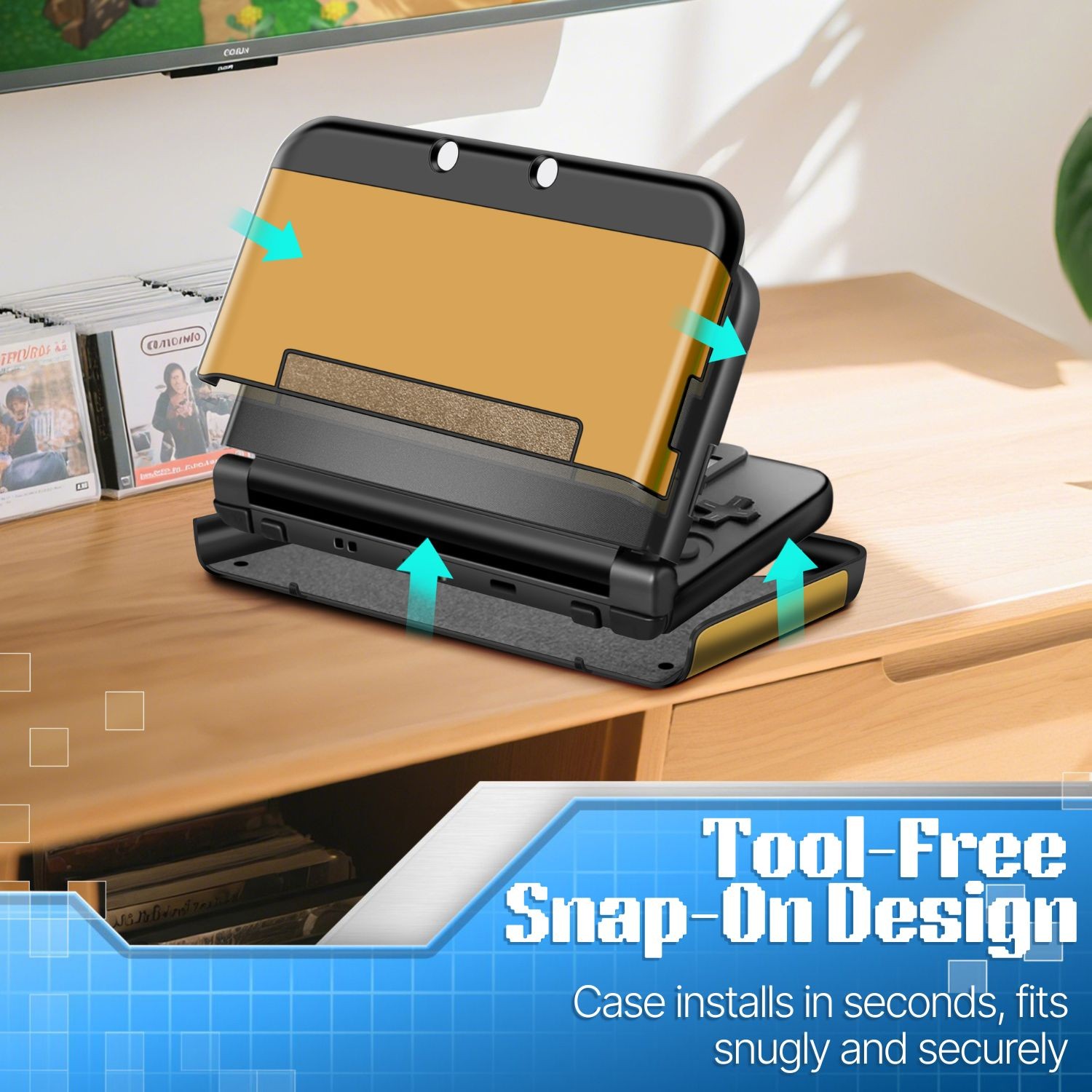 Aluminium Protective Hard Shell Skin Case Cover for New Nintendo 3DS LL XL 2015