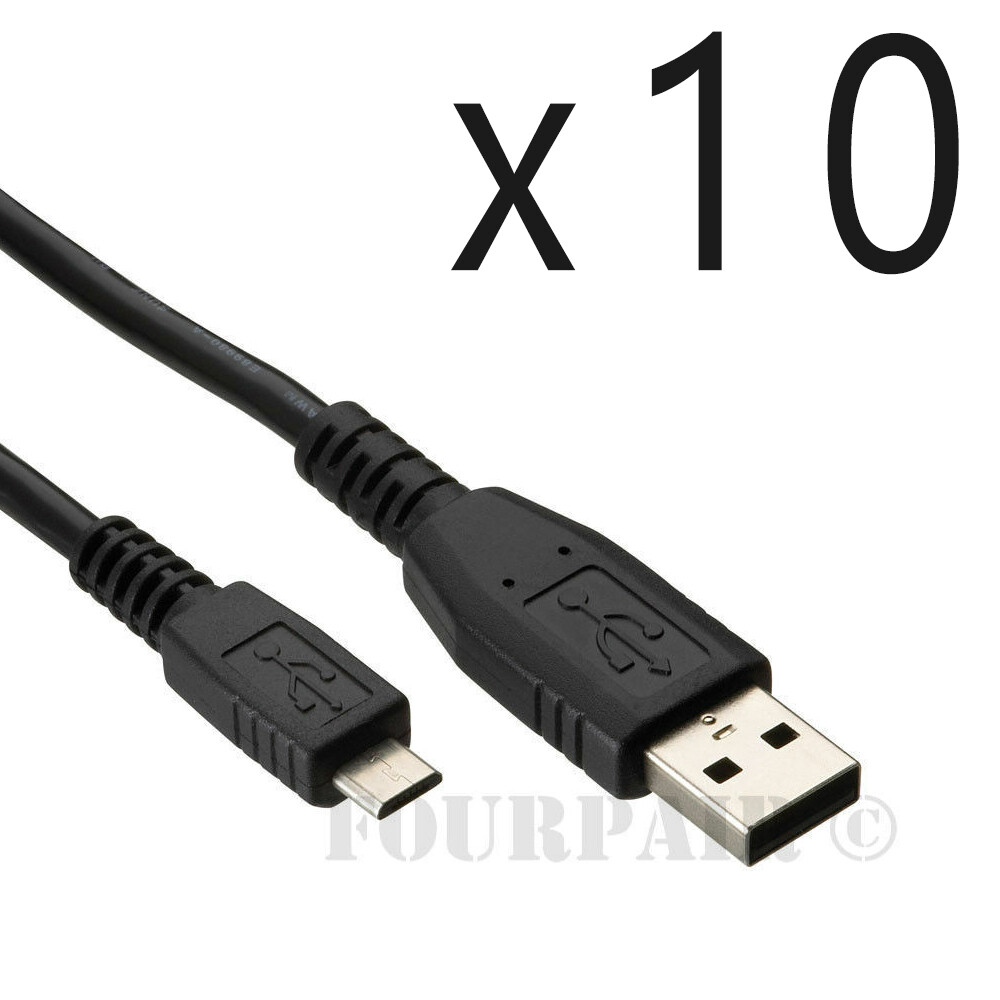 10 Pack – 15ft Micro USB Charger Cable Playstation 4 PS4 Dualshock Controller