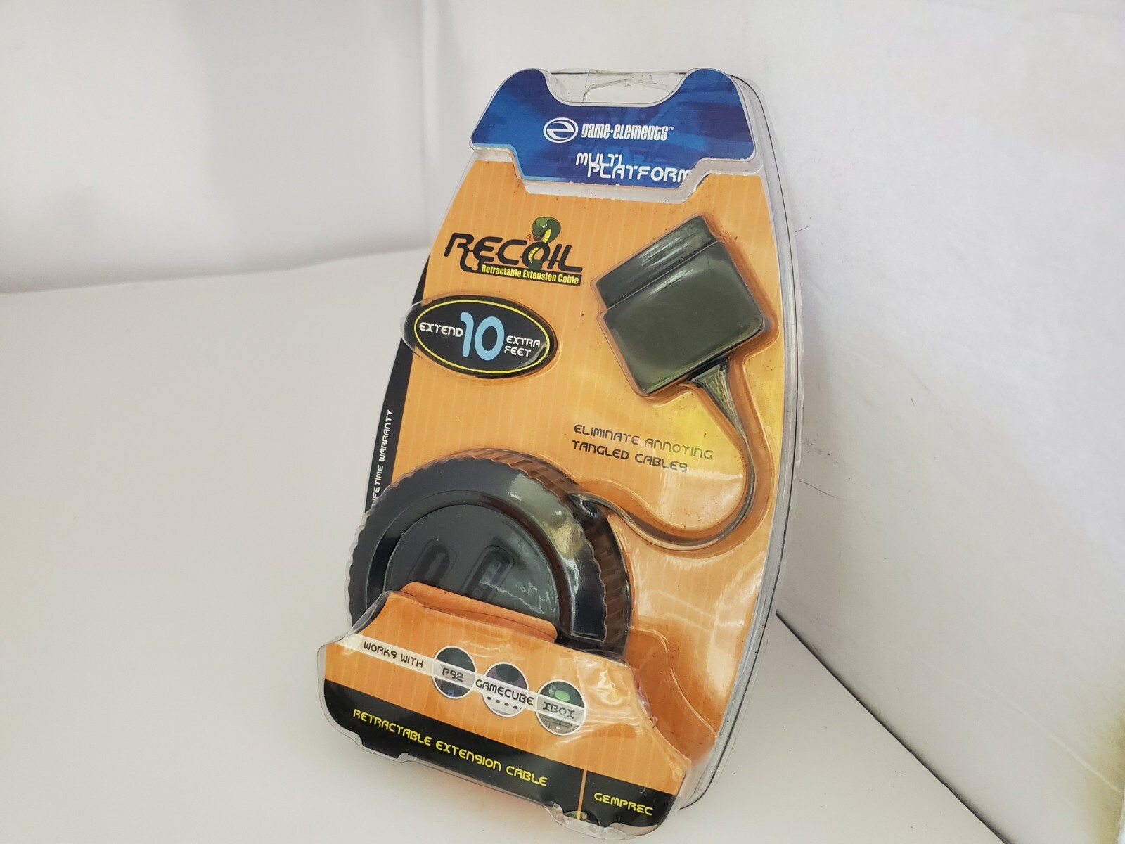 NEW Extra Long Recoil Controller Extension Cables for Nintendo PS2 GC XBOX O16