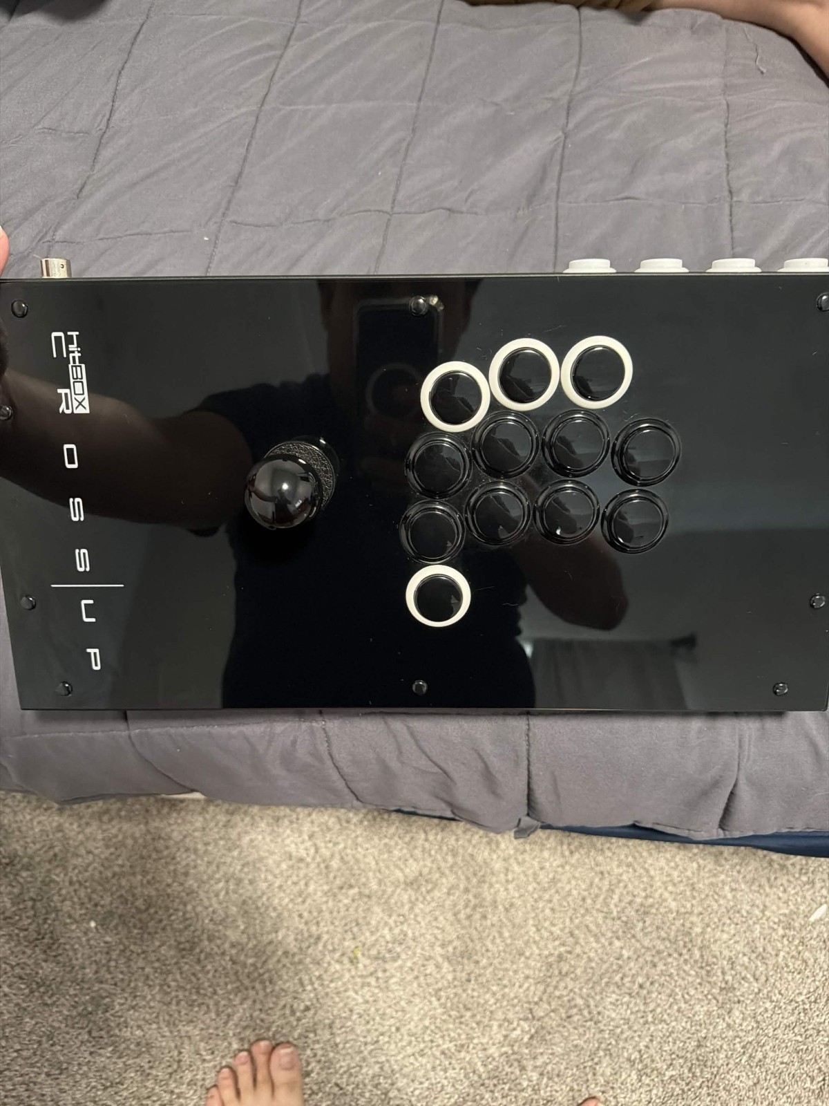 Hit Box Official Cross Up Arcade Stick (Very Good Condition)