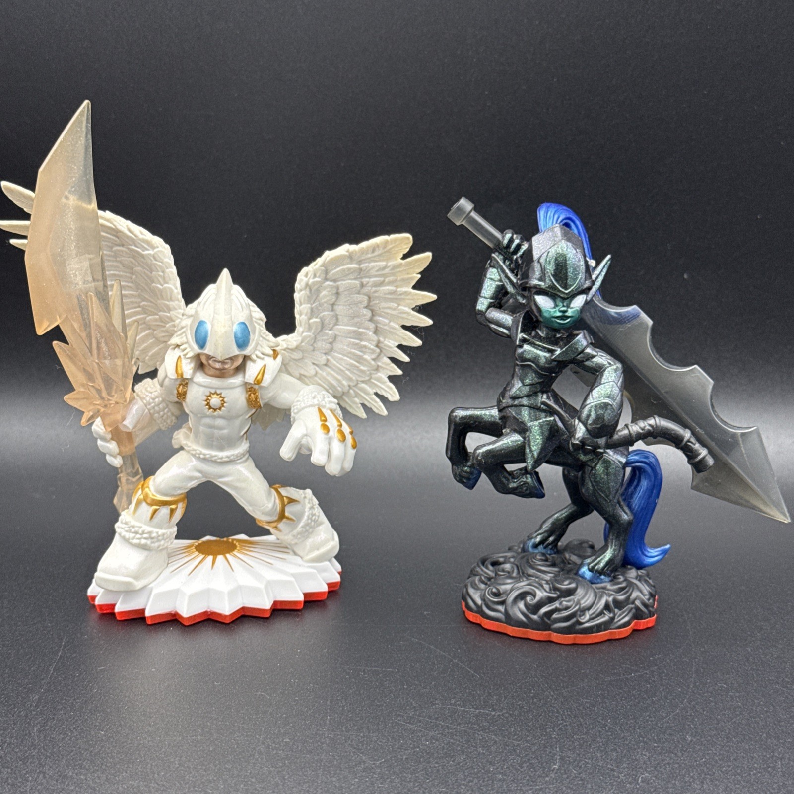 Skylanders Trap Team: Knight Light & Knight Mare Figures Bundle Of 2