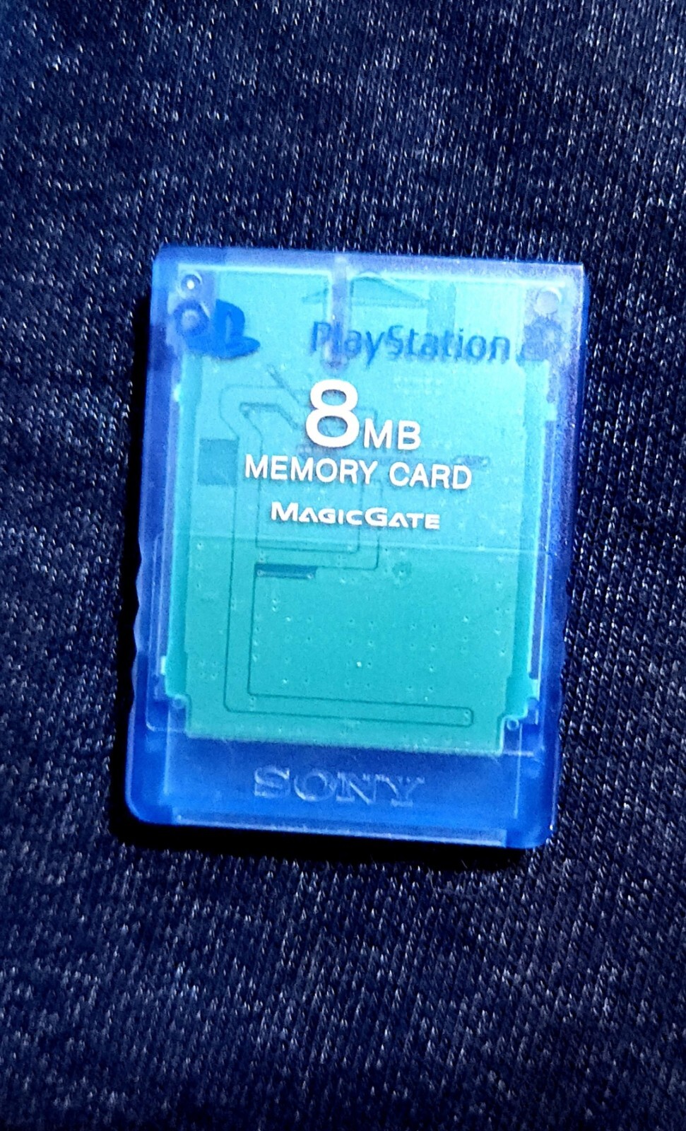 Sony Playstation 2 8MB OEM Memory Card – Red Blue Black – Tested
