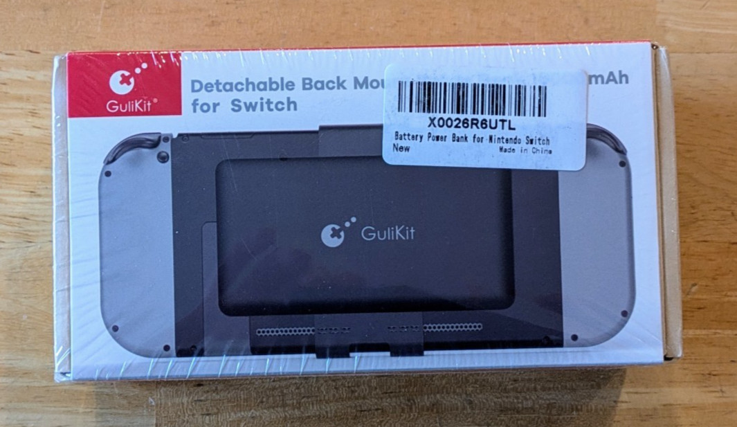 Gulikit 10000mAh Rechargeable Power Bank Charging Case for Nintendo Switch