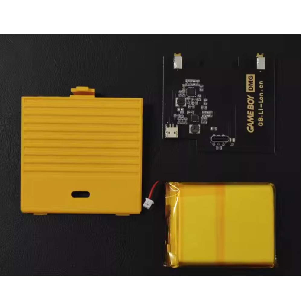 FOR Gameboy DMG Rechargeable Lithium Battery 2500mah USB-C Li-ion LiPo Game Boy