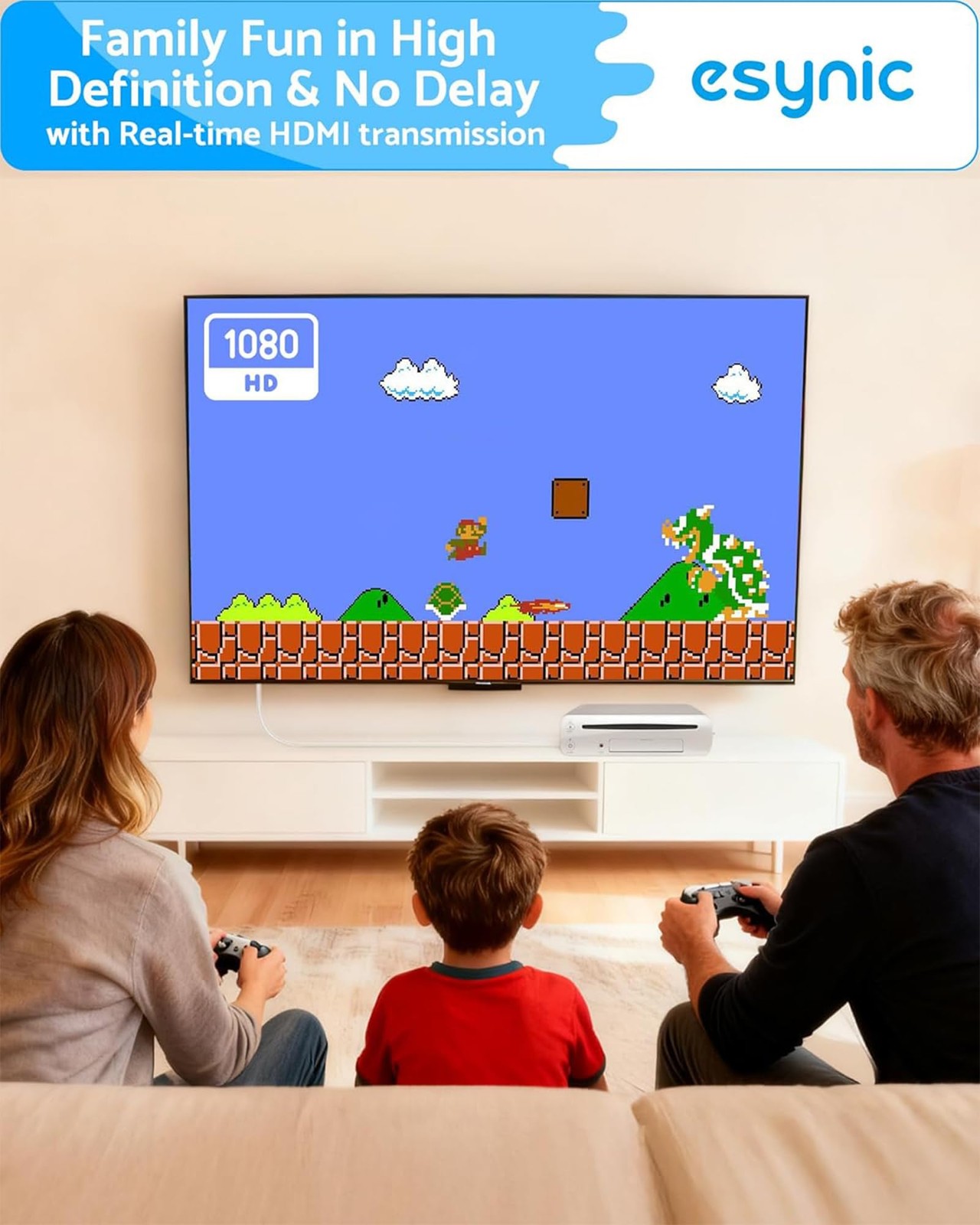 Wii to HDMI Converter Cable 1080p Upscale 1.5M for Wii Wii U HDTV Projector